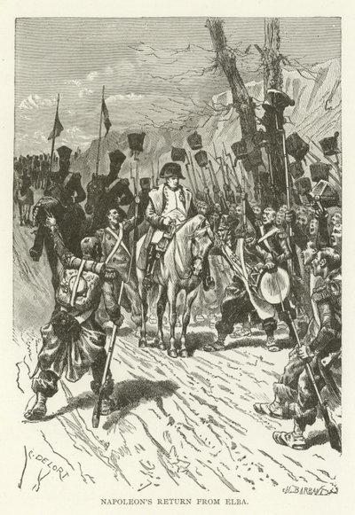 Napoleons Rückkehr von Elba von American School