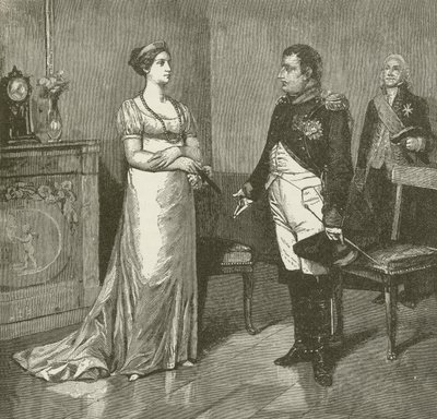 Napoleon verkündet Josephine ihre Scheidung von American School