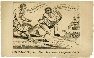 Ograbme, oder Die amerikanische Schnappschildkröte, 1808 von American School