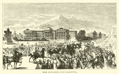 Unser Eintritt in Kalkutta von American School