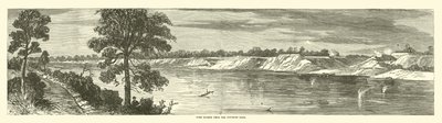 Port Hudson vom gegenüberliegenden Ufer, Mai 1863 von American School