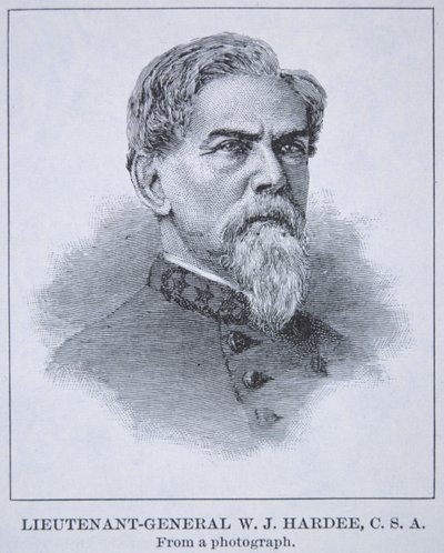 Porträt von Generalleutnant W.J. Hardee (1815-73) von American School