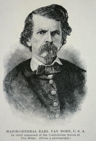 Porträt von Generalmajor Earl Van Dorn von American School