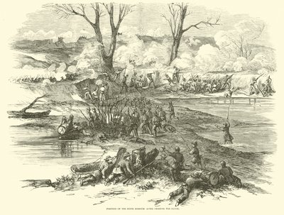 Position des sechsten Missouri nach dem Überqueren des Bayou, Dezember 1862 von American School