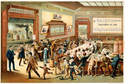 Plakatwerbung für Great Atlantic & Pacific Tea Co., 1886 von American School