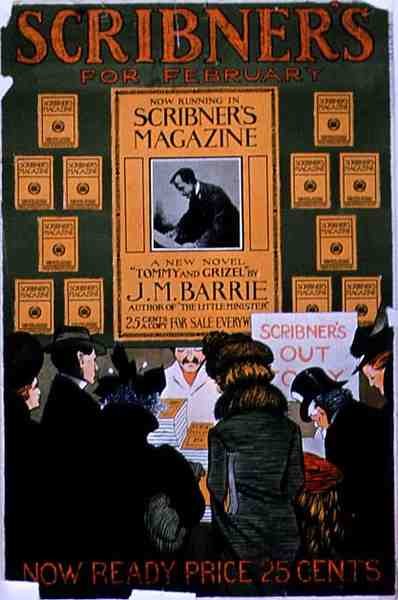 Plakat zur Werbung für die Februarausgabe von 