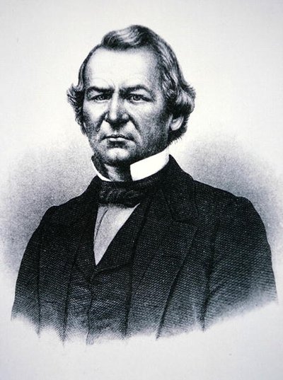 Präsident Andrew Johnson (1808-75) von American School
