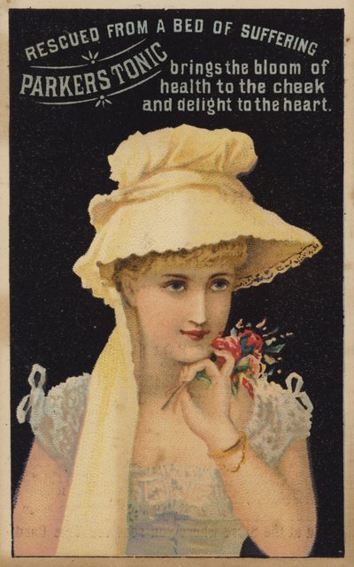 Hübsche Dame riecht an Blumen von American School