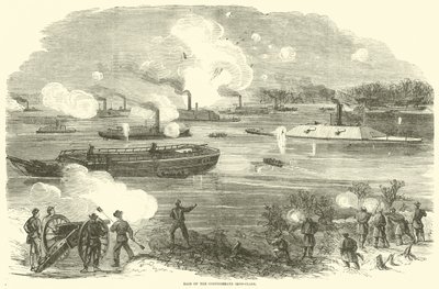 Überfall der konföderierten Panzerschiffe, Februar 1865 von American School