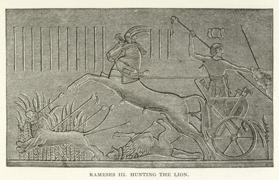 Ramses III. jagt den Löwen von American School
