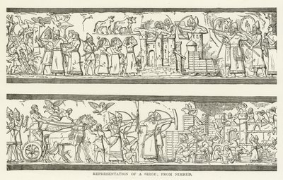 Darstellung einer Belagerung; aus Nimrud von American School