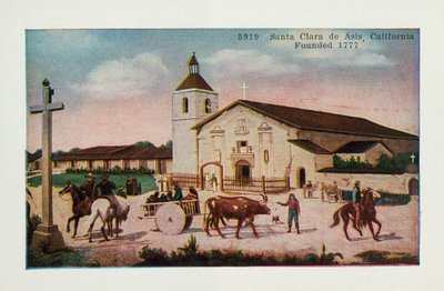 Santa Clara de Asis, Kalifornien, gegründet 1777 von American School