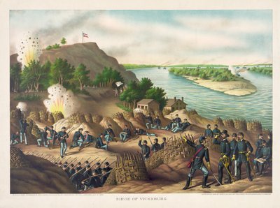 Belagerung von Vicksburg - Kapitulation, 4. Juli 1863, veröffentlicht 1888 von American School