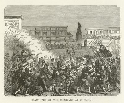 Massaker an den Mexikanern in Cholula von American School