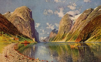Sognefjord an der Küste Norwegens von American School