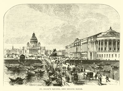 Isaaksplatz und Senatshaus von American School