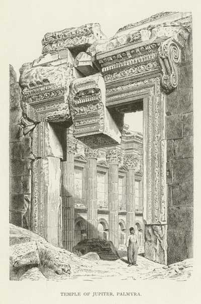 Tempel des Jupiter, Palmyra von American School