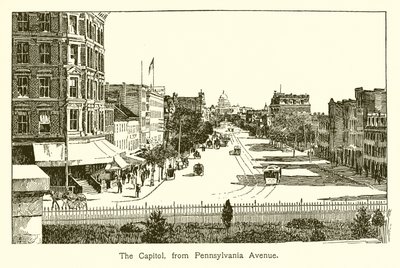 Das Kapitol, von der Pennsylvania Avenue von American School