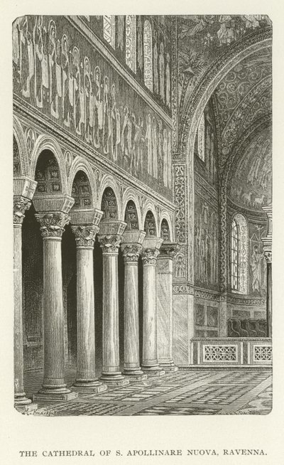 Die Kathedrale von S Apollinare Nuova, Ravenna von American School
