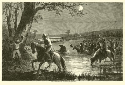 Die Konföderierten überqueren den Potomac, September 1862 von American School