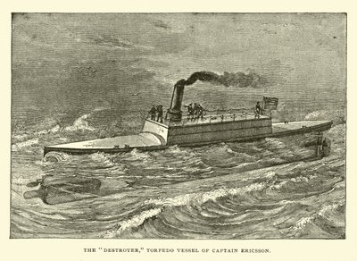 Der Zerstörer, Torpedoboot von Kapitän Ericsson von American School