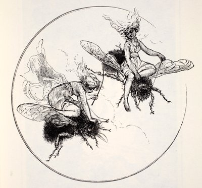 Die Feen, aus Der Weltführer zu Gnomen, Feen, Elfen und anderen kleinen Leuten von Thomas Keightley (1789-1872) veröffentlicht 1880 von American School