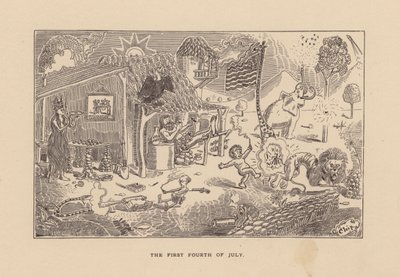 Der erste vierte Juli von American School