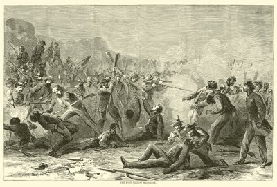 Das Massaker von Fort Pillow, April 1864 von American School