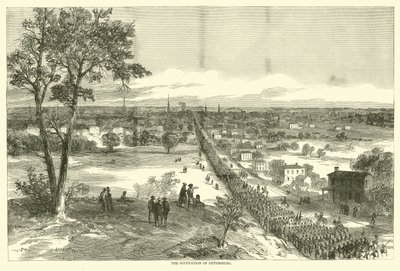 Die Besetzung von Petersburg, April 1865 von American School