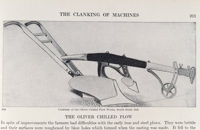 Der Oliver Chilled Plow, aus The Pageant of America, Bd.3, von Ralph Henry Gabriel, 1926 von American School