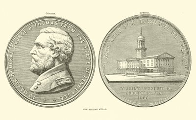 Die Thomas-Medaille, Oktober 1863 von American School