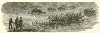 Der Vormarsch von Sedgwicks Korps über den Rappahannock, April 1863 von American School