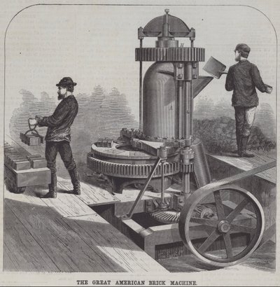 Die große amerikanische Ziegelmaschine von American School