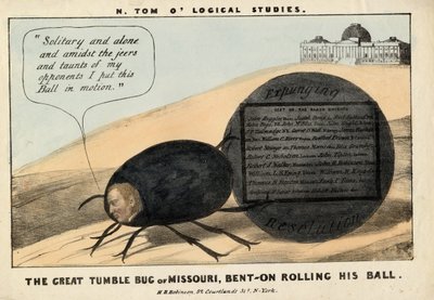 Der große Mistkäfer von Missouri: Benton rollt seinen Ball, 1837 von American School