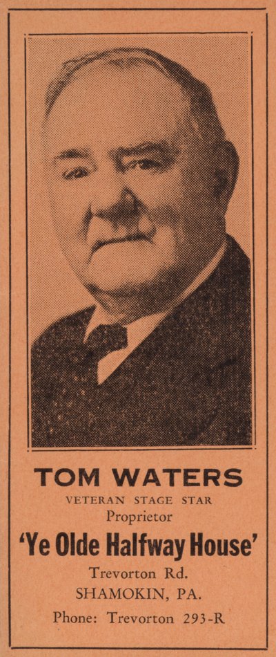 Tom Waters, Veteran der Bühne von American School