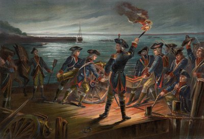 US Army, Artillerierückzug von Long Island von American School