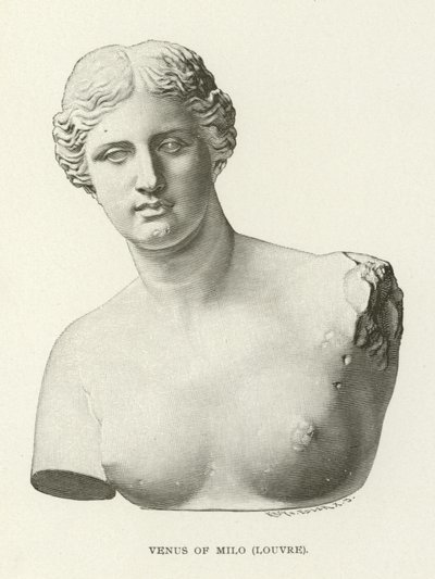 Venus von Milo, Louvre von American School