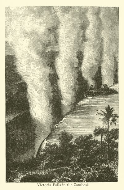 Victoriafälle im Sambesi von American School