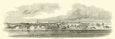 Blick auf Vicksburg vom Fluss, Juni 1862 von American School
