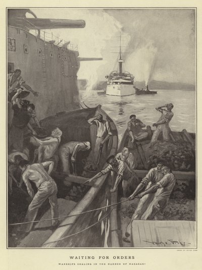 Warten auf Befehle von American School