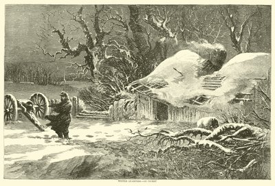 Winterquartiere, auf Wache, Februar 1864 von American School