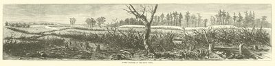 Von dem Sechsten Korps eroberte Werke, April 1865 von American School