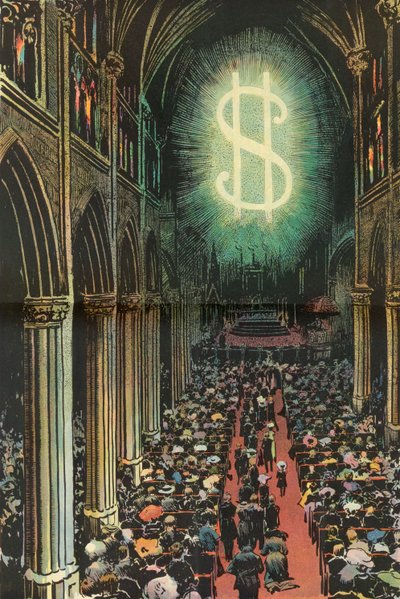 Anbetung des Allmächtigen Dollars von American School