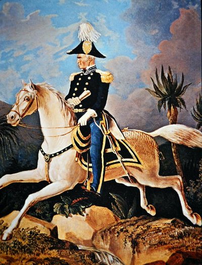 Zachary Taylor (Farblithografie) von American School