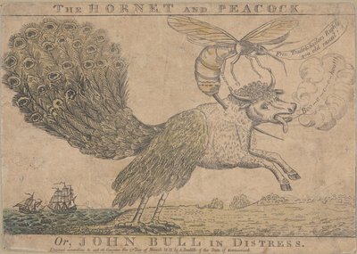 Die Hornisse und der Pfau, oder John Bull in Not von Amos Doolittle