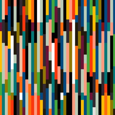 Streifen Retro Groß von Ana Rut Bre