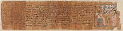 Grabpapyrus von Tayuhenutmut von Ancient Egyptian