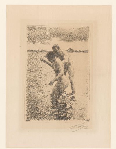 Der Lotse von Anders Leonard Zorn (signed by artist)