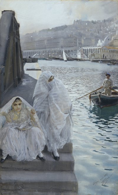 Vom Hafen von Algier von Anders Leonard Zorn