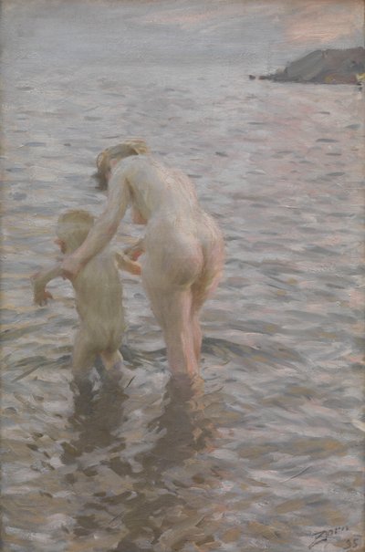 Mit der Mutter von Anders Leonard Zorn
